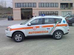 L'automedica a Cunardo